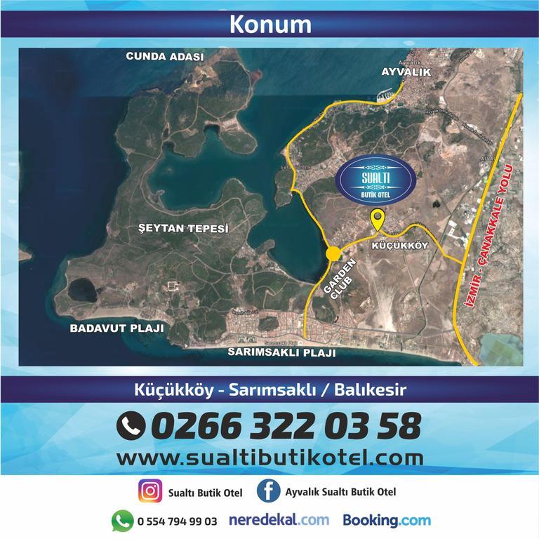 Sualti Hotel Ayvalı Buitenkant foto